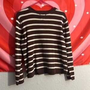 It’s white and brown